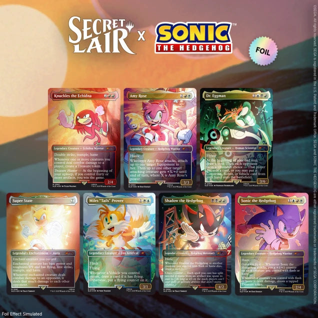 Magic Secret Lair x Sonic: Friends and Foes Foil Edition - ETA September 2025