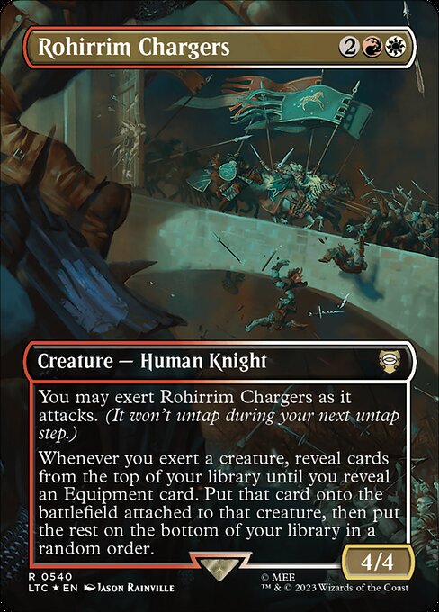 MTG Rohirrim Chargers LTC 540 Showcase Ring Surge Foil