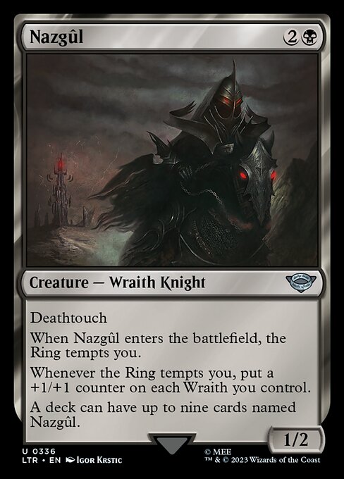 MTG Nazgûl LTR 336 Nazgul Art Variant Foil