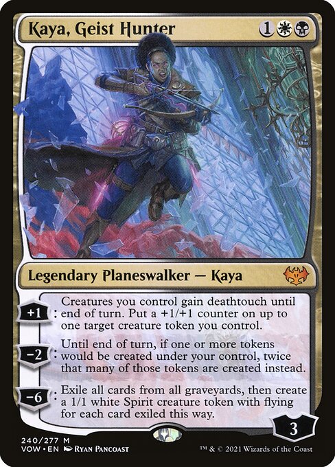 MTG Kaya, Geist Hunter VOW 240 Standard Nonfoil front