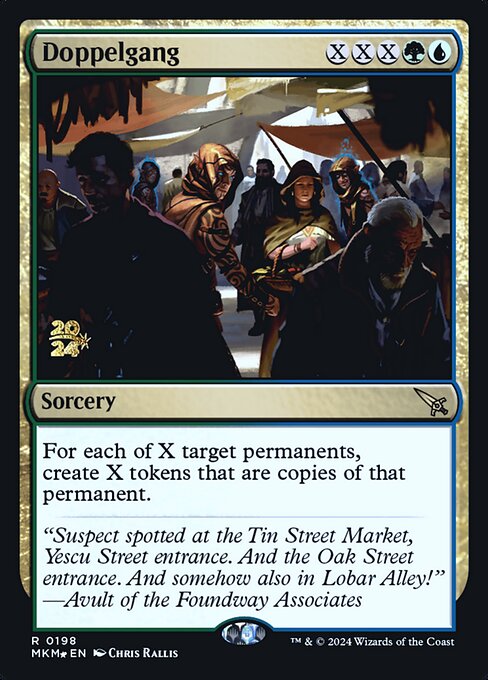 MTG Doppelgang PMKM 198s Prerelease Foil