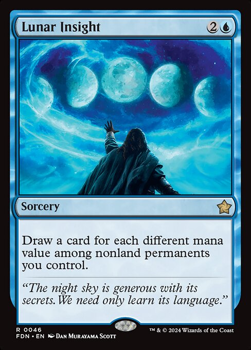 MTG Lunar Insight FDN 046 Regular Foil