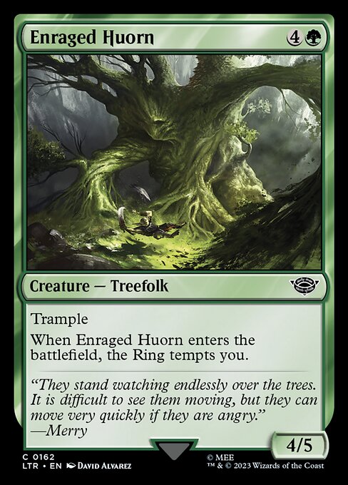 MTG Enraged Huorn LTR 162 Regular Nonfoil