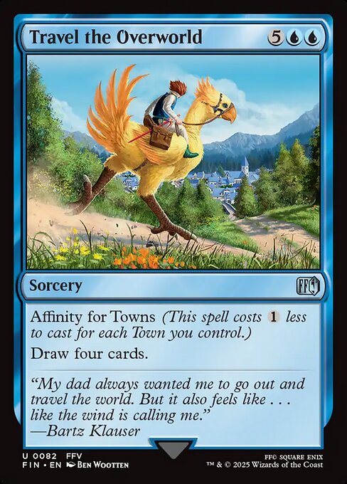 MTG Travel the Overworld FIN 082 Regular Foil