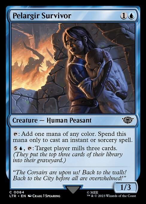MTG Pelargir Survivor LTR 064 Regular Nonfoil