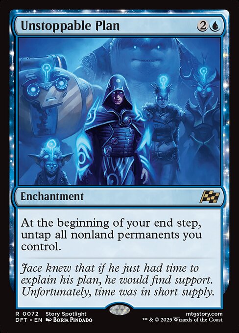 MTG Unstoppable Plan DFT 072 Regular Foil
