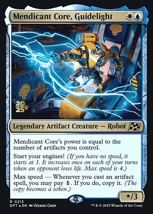 MTG Mendicant Core, Guidelight PDFT 213s Prerelease Foil