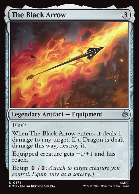 MTG The Black Arrow HOB 171 Regular Foil