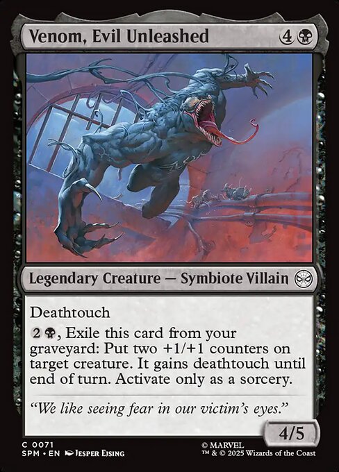 MTG Venom, Evil Unleashed SPM 071 Regular Foil