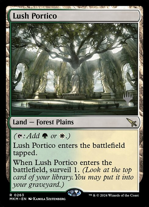 MTG Lush Portico PMKM 263p Promo Pack Foil