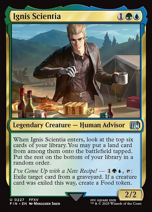 MTG Ignis Scientia FIN 227 Regular Foil