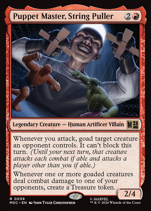 MTG Puppet Master, String Puller MSC 059 Regular Surge Foil