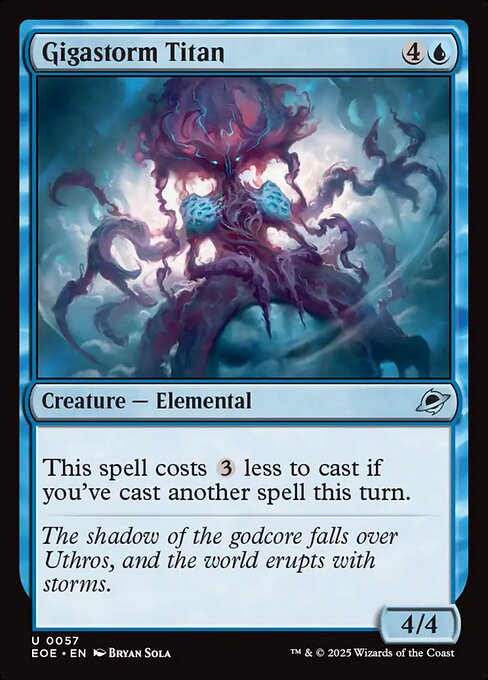 MTG Gigastorm Titan EOE 057 Regular Nonfoil