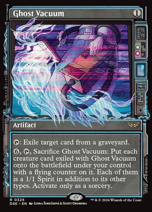 MTG Ghost Vacuum DSK 326 Paranormal Frame Foil