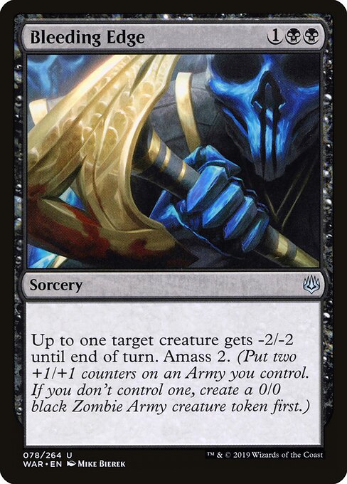MTG Bleeding Edge WAR 078 Standard Foil front