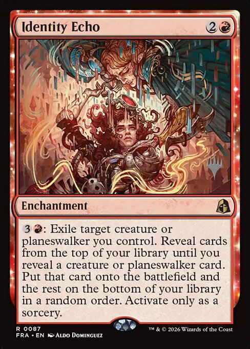 MTG Identity Echo PFRA 087P Promo Pack Nonfoil front