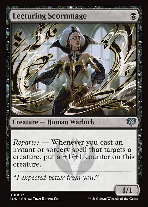 MTG Lecturing Scornmage SOS 087 Regular Nonfoil