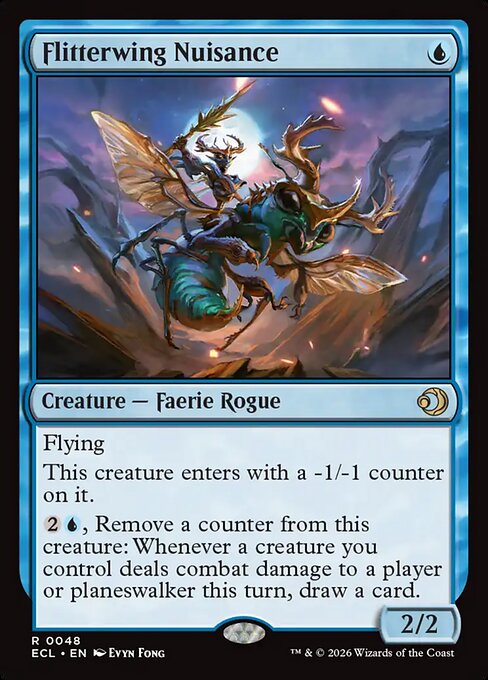 MTG Flitterwing Nuisance ECL 048 Regular Nonfoil