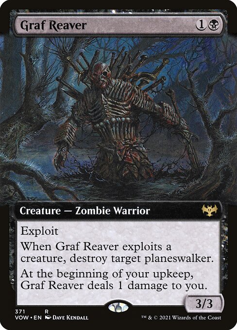 MTG Graf Reaver VOW 371 Extended Art Foil front