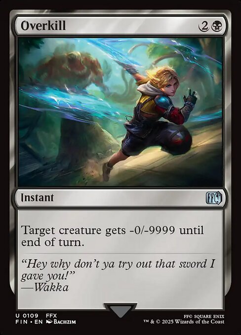 MTG Overkill FIN 109 Regular Foil