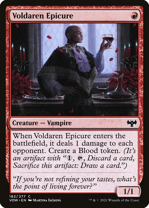 MTG Voldaren Epicure VOW 182 Standard Nonfoil front