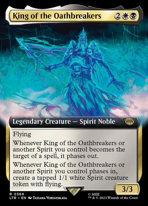 MTG King of the Oathbreakers LTR 369 Extended Art Foil