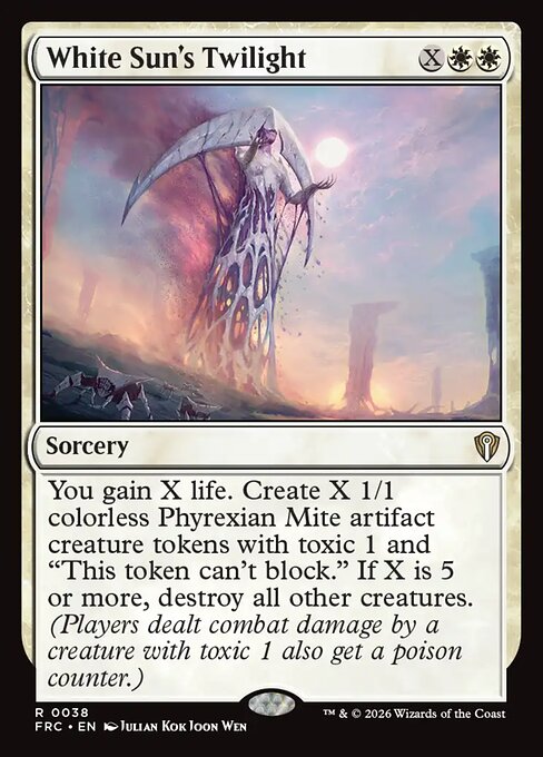 MTG White Sun's Twilight FRC 038 Standard Nonfoil front