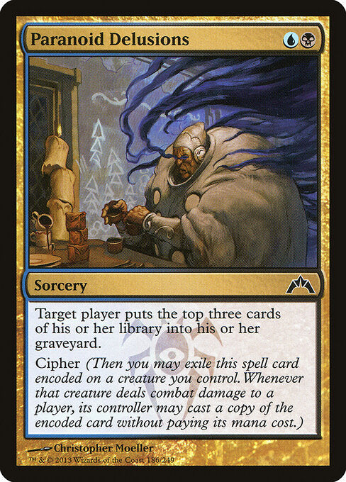 MTG Paranoid Delusions GTC 186 Regular Foil