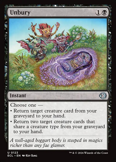 MTG Unbury ECL 123 Regular Foil