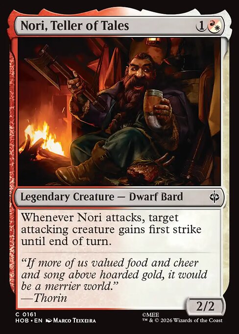 MTG Nori, Teller of Tales HOB 161 Regular Foil
