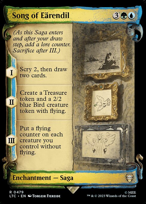 MTG Song of Eärendil LTC 479 Alternate Art Foil