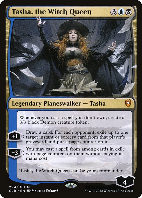 MTG Tasha, the Witch Queen CLB 294 Regular Nonfoil