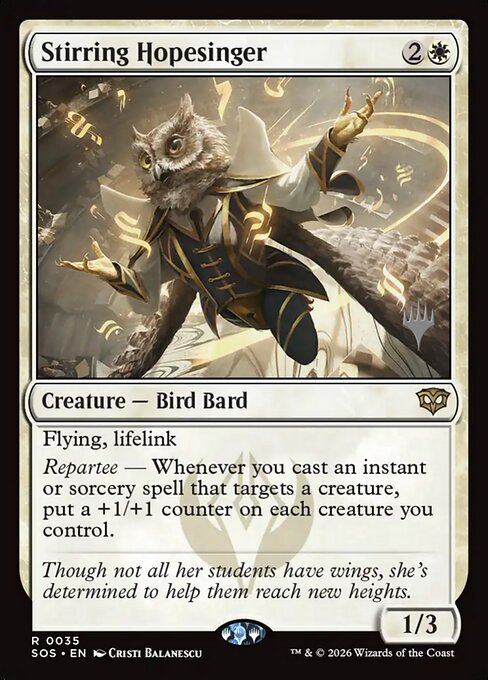 MTG Stirring Hopesinger PSOS 035P Promo Pack Foil