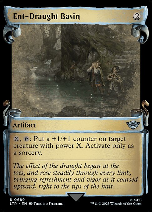 MTG Ent-Draught Basin LTR 689 Showcase Scrolls of Middle-earth Nonfoil