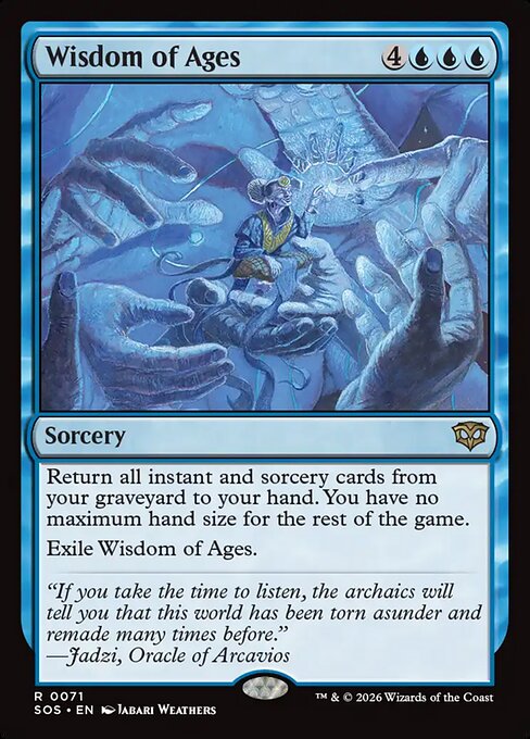 MTG Wisdom of Ages SOS 071 Regular Foil