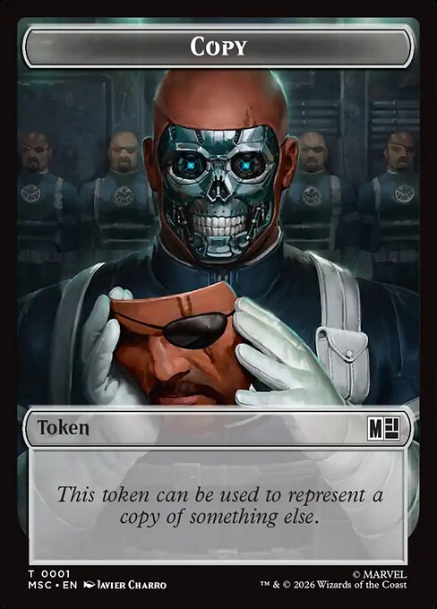MTG Copy Token MSC 001 Token Foil
