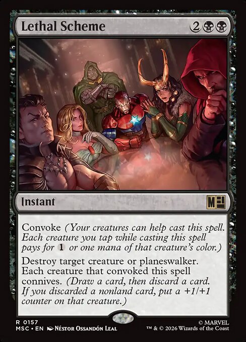 MTG Lethal Scheme MSC 157 Regular Nonfoil