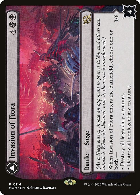 MTG Invasion of Fiora // Marchesa, Resolute Monarch MOM 114 Regular Nonfoil