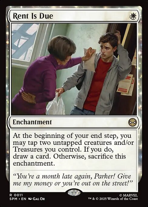 MTG Rent Is Due SPM 011 Regular Foil