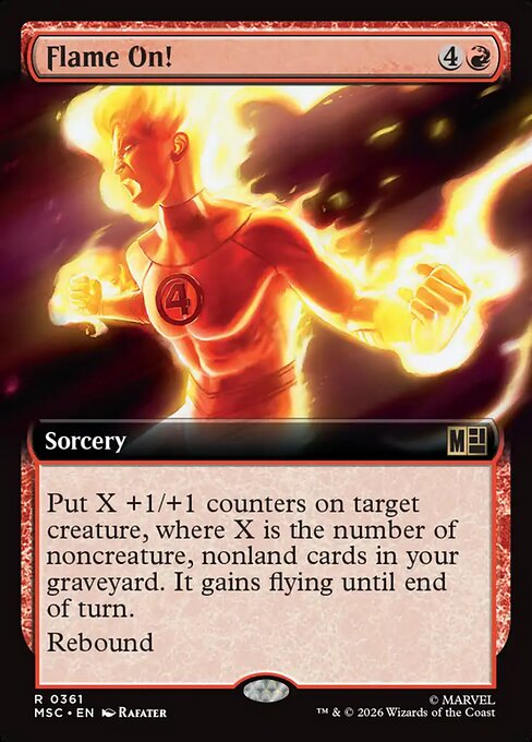 MTG Flame On! MSC 361 Extended Art Nonfoil