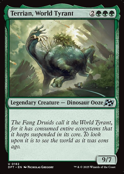MTG Terrian, World Tyrant DFT 182 Regular Foil