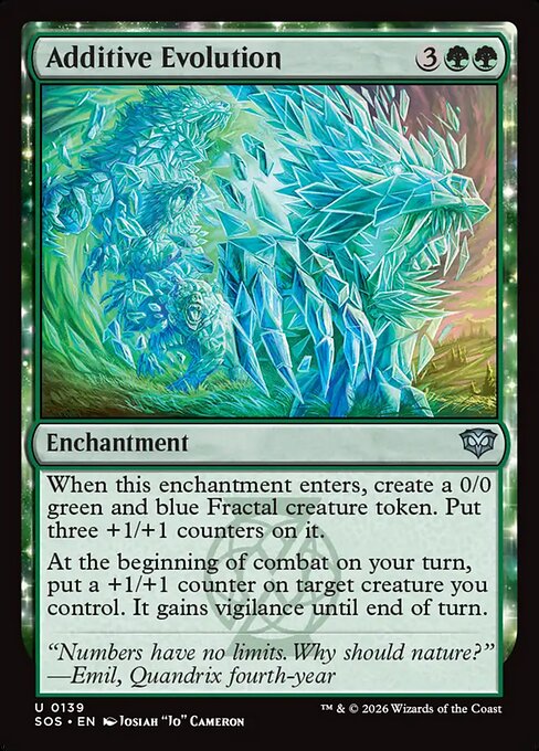 MTG Additive Evolution SOS 139 Regular Nonfoil
