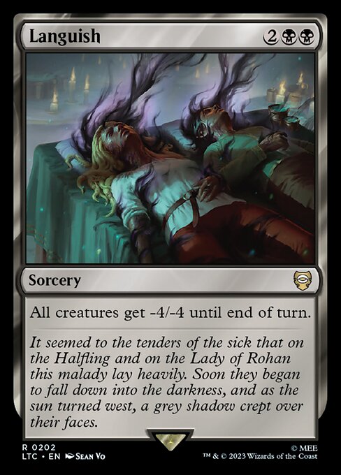 MTG Languish LTC 202 Alternate Art Nonfoil