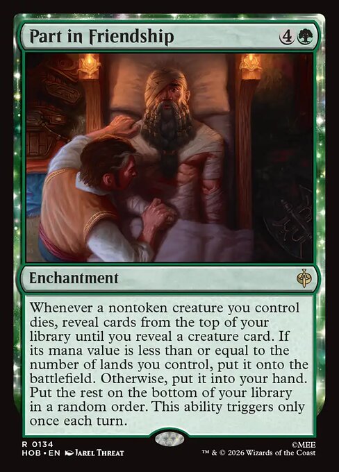 MTG Part in Friendship HOB 134 Regular Foil