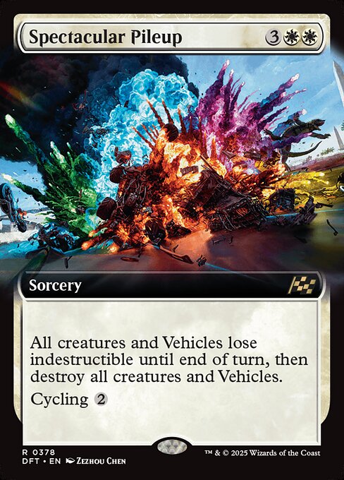 MTG Spectacular Pileup DFT 378 Extended Art Foil