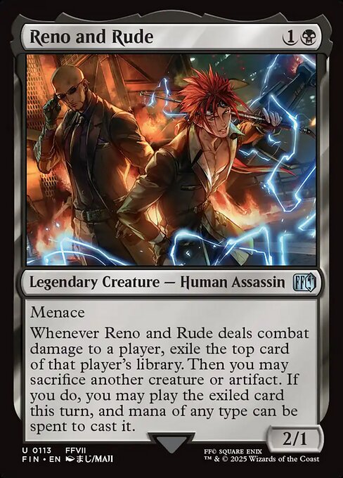 MTG Reno and Rude FIN 113 Regular Foil
