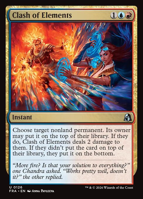 MTG Clash of Elements FRA 126 Standard Foil front