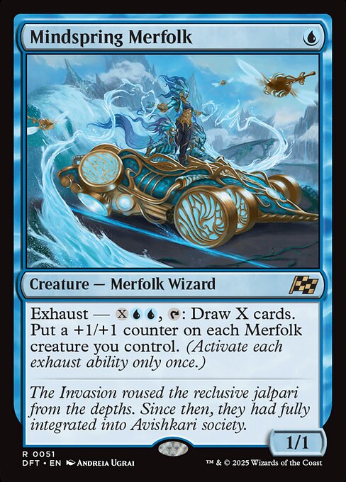 MTG Mindspring Merfolk DFT 051 Regular Foil