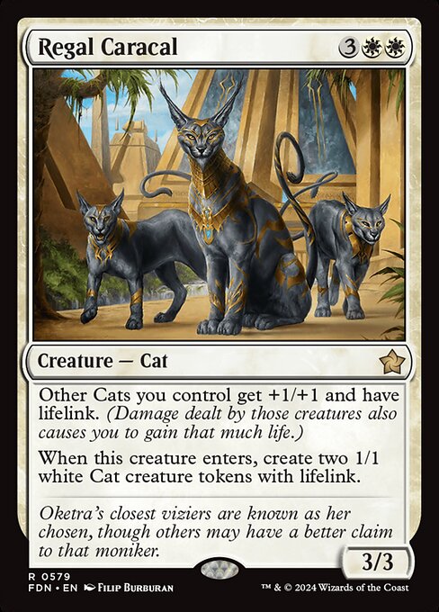 MTG Regal Caracal FDN 579 Starter Collection Nonfoil