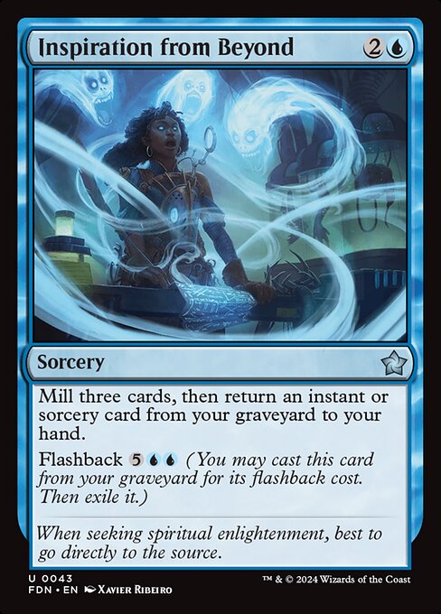 MTG Inspiration from Beyond FDN 043 Regular Foil